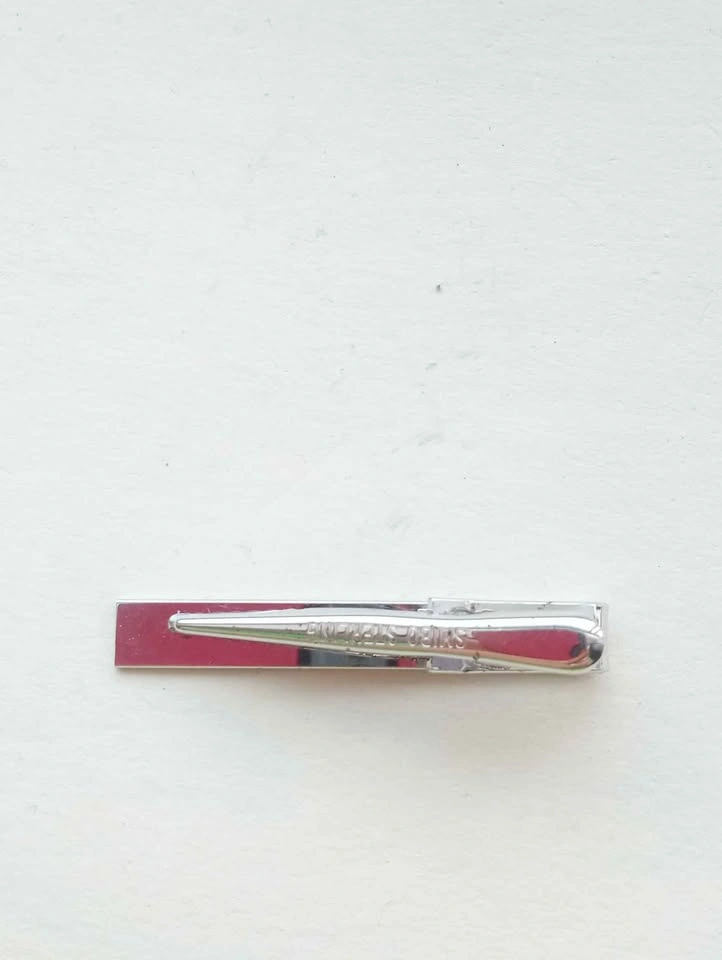 Tie Clip Silver Signed Smibo Sterling Vintage Accessory - photo 3