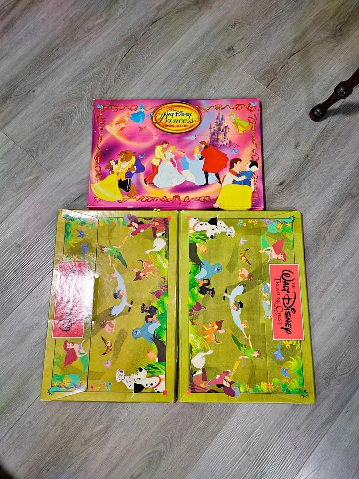 Vintage 1991/93 Disney Treasure Chest Books x3