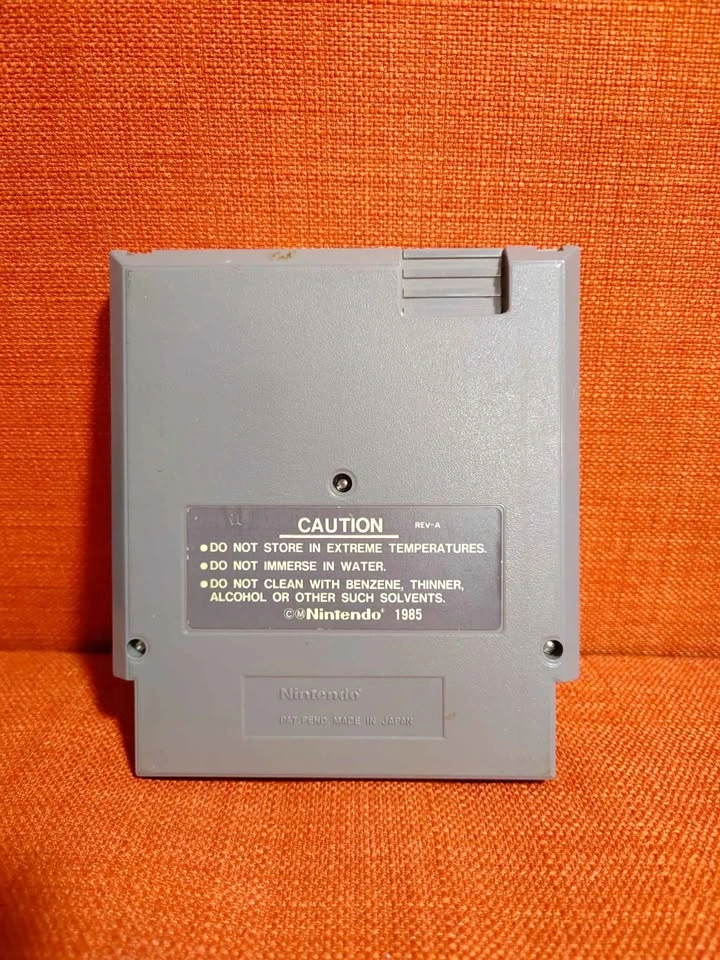 Vintage 1985 Nintendo Rollerball Video Game Cartridge - photo 3