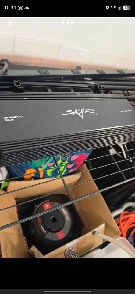 Skar 2000.1D 2000 watt amp - photo 2