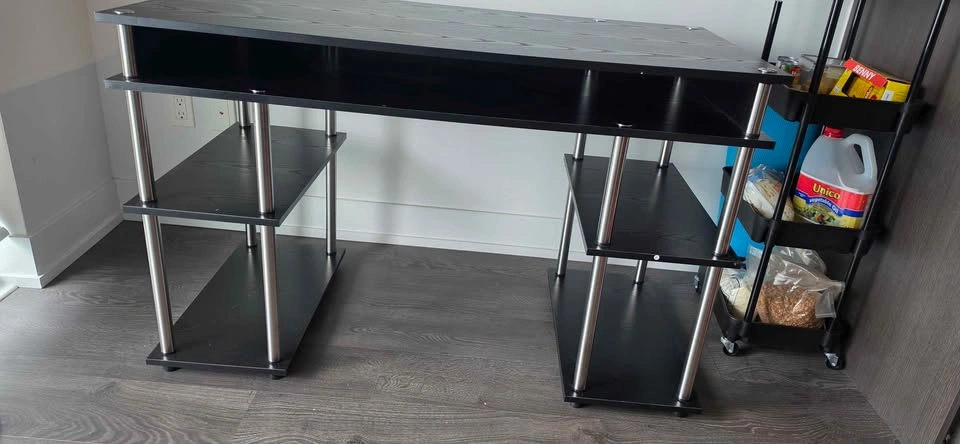 Black office desk - photo 3