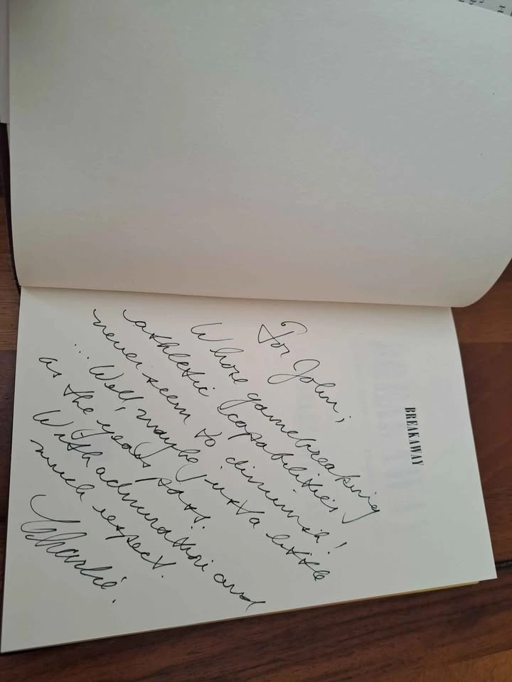 Signed Charles Wilkins "Breakaway" First Edition Hardcover - photo 5