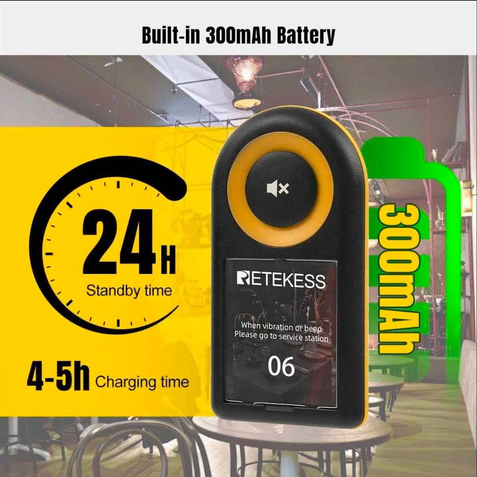 Retekess TD169 Wireless Restaurant Pager System 20 Pagers - photo 2