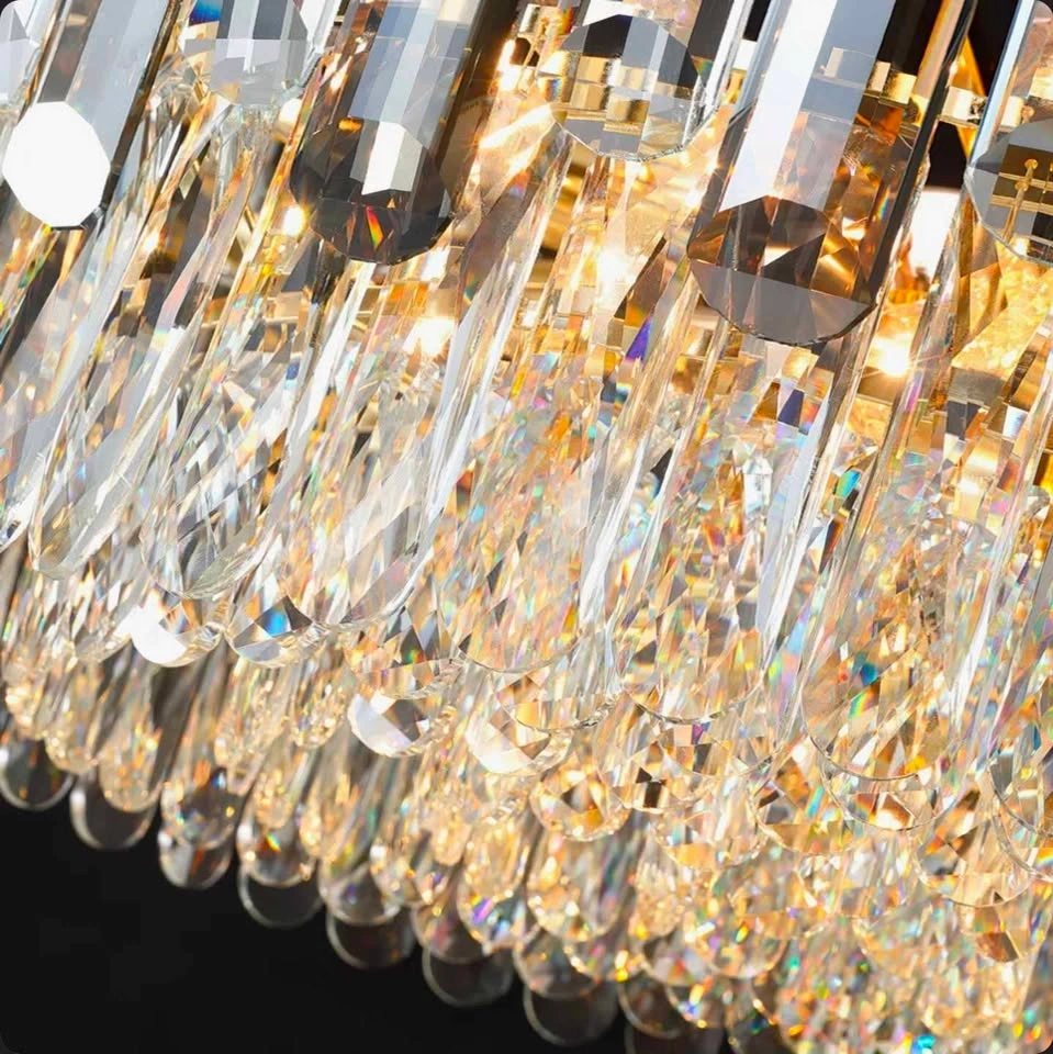 24" 8-Lights Round Chandelier with K9 Crystal Accents Dimmable - photo 4