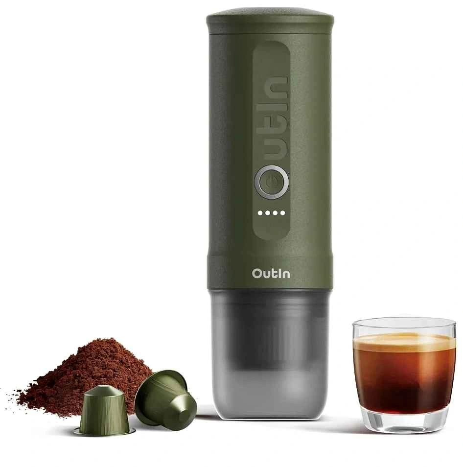 Nano Portable Espresso Machine (Forest Green)