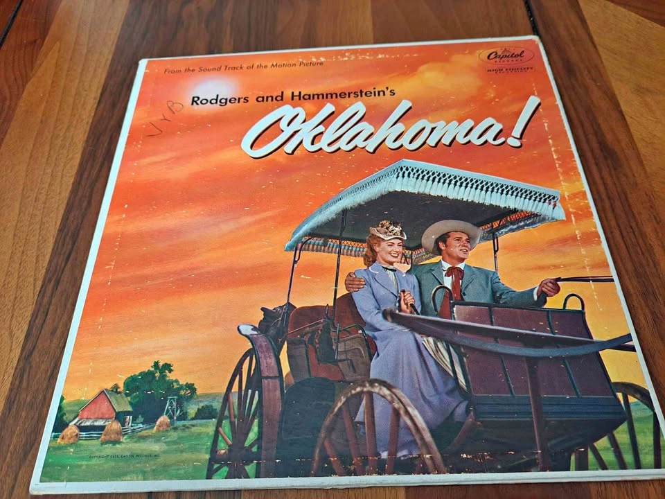 Rodgers and Hammerstein's "Oklahoma" 1955 Vinyl Extended Sleeve