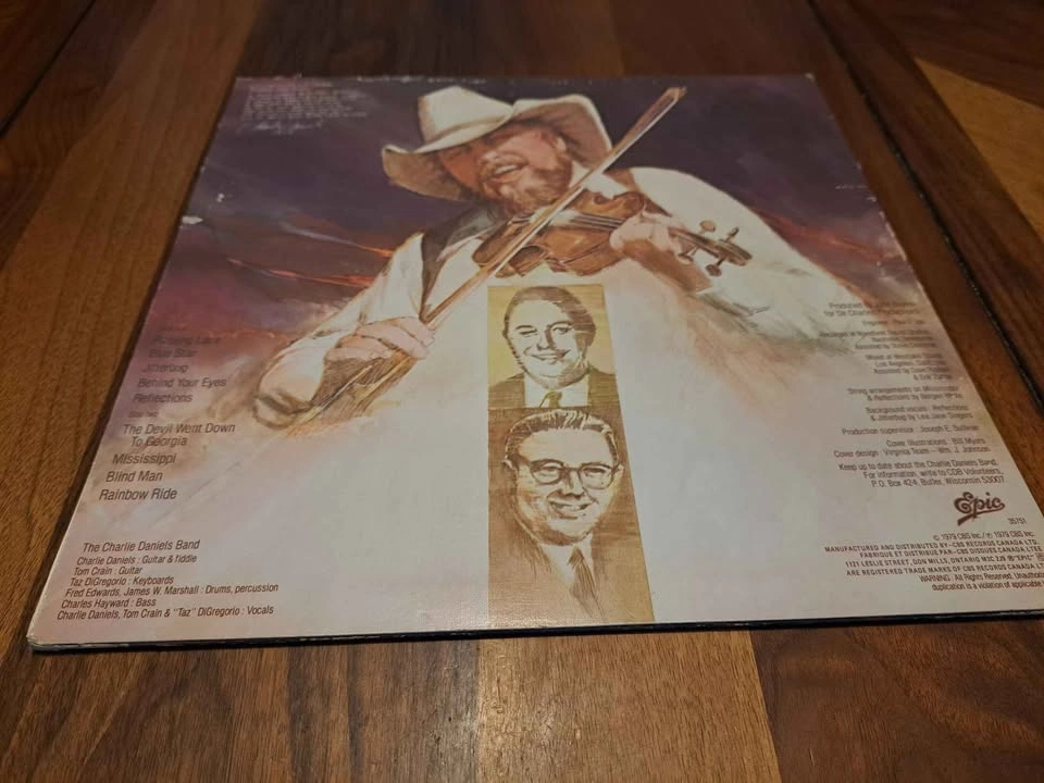 The Charlie Daniel's Band - 1979 Million Mile Reflections Vinyl - photo 2