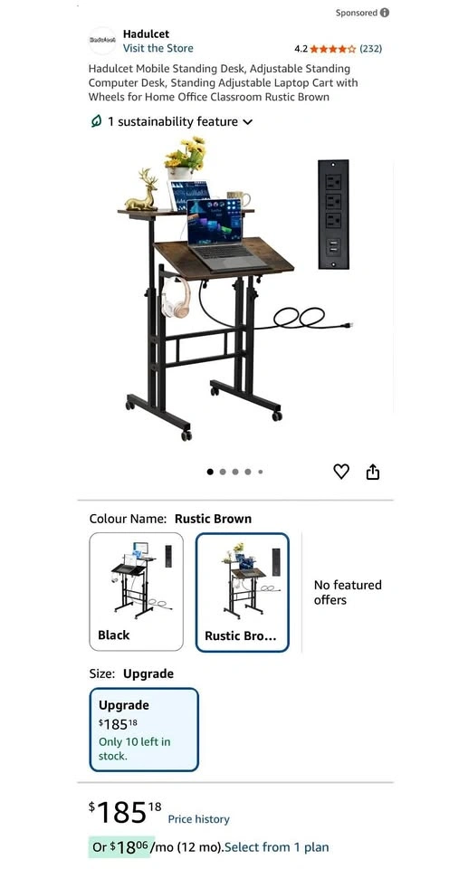 Adjustable Standing Computer Desk