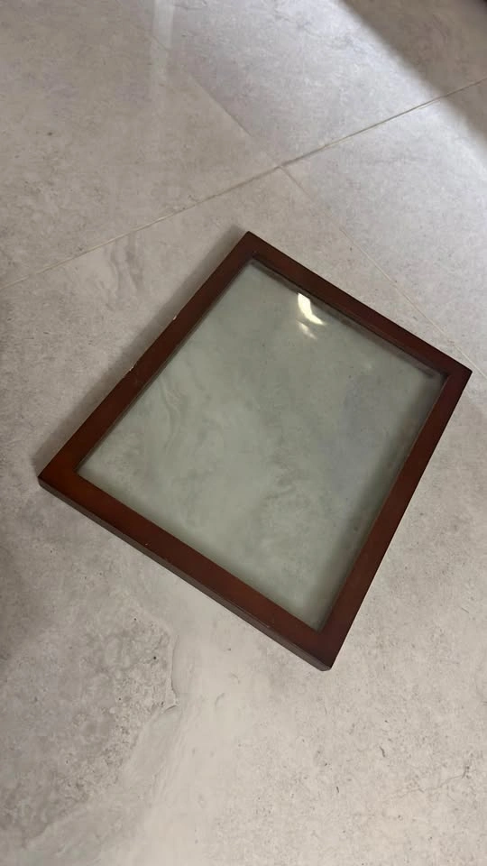 8 by 11" Wooden Frame, Easy Hang