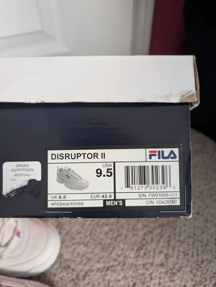 Fila disruptor II. Men's 9.5 - photo 5