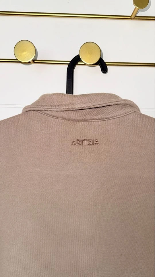 Aritzia Boyfriend Fit Sweatfleece Quarter Zip - photo 5