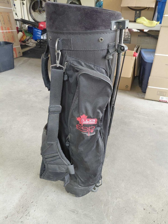 Black Amanati Golf Stand Bag with Dual Padded Straps - photo 3