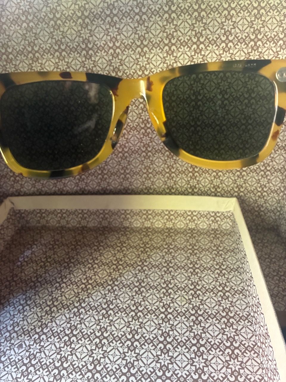 Vintage Ray-Ban W0893 Wayfarer II Yellow Tortoise Shell Sunglass - photo 3