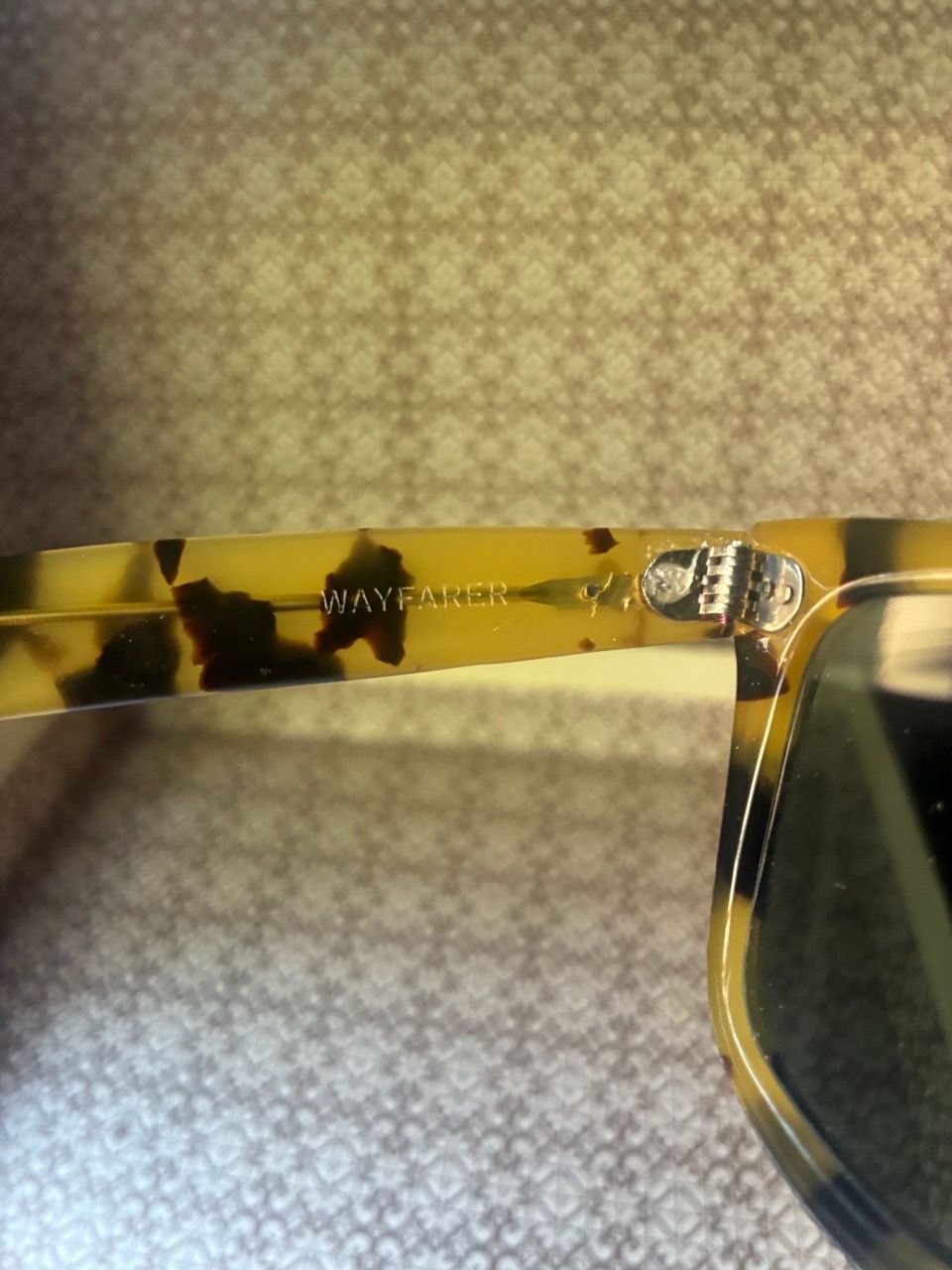 Vintage Ray-Ban W0893 Wayfarer II Yellow Tortoise Shell Sunglass - photo 4