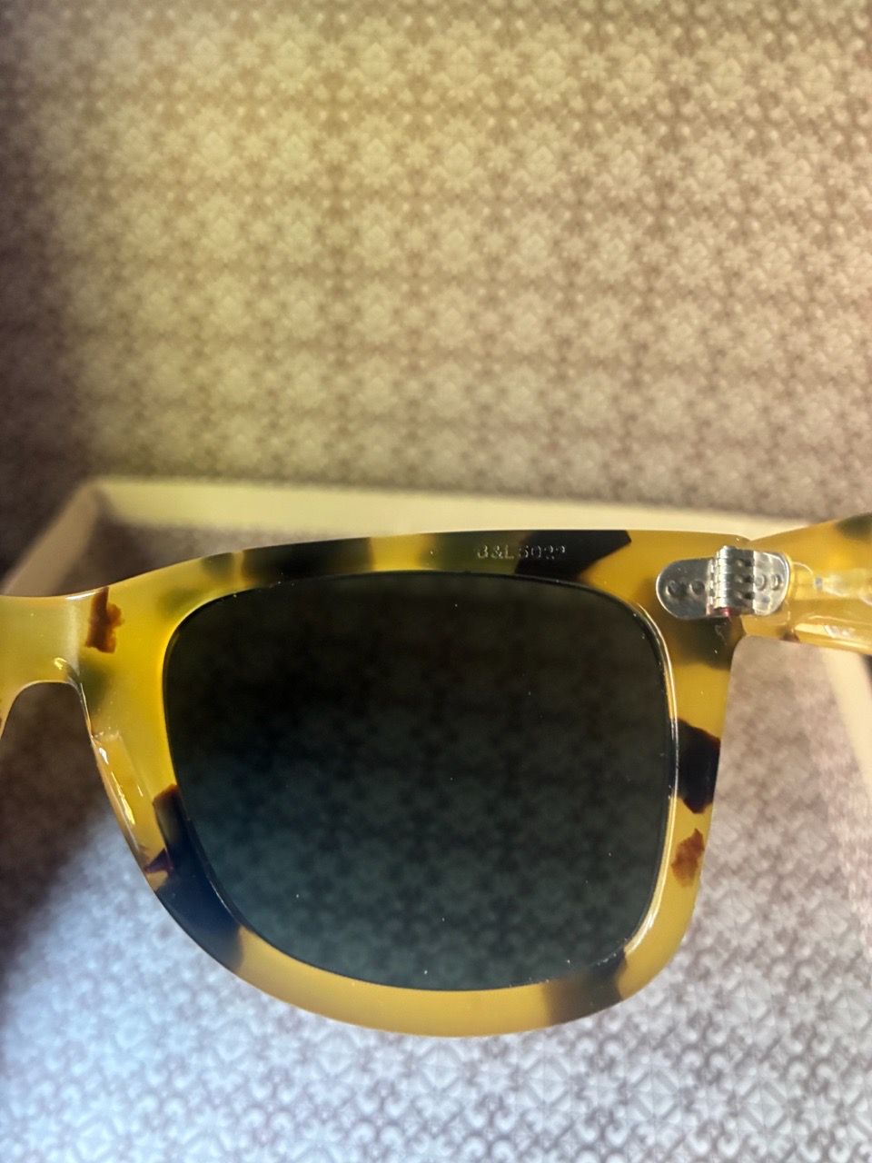 Vintage Ray-Ban W0893 Wayfarer II Yellow Tortoise Shell Sunglass - photo 5