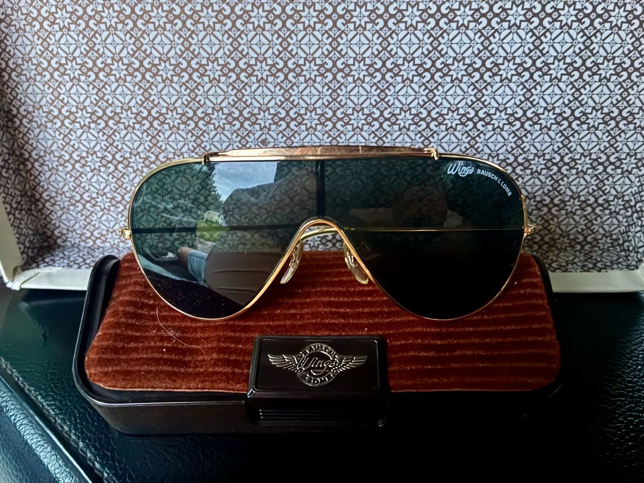 Vintage Ray-Ban Wings Bausch & Lomb Sunglasses with Case - photo 2