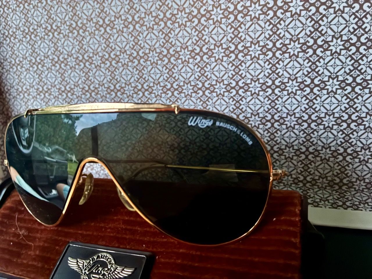 Vintage Ray-Ban Wings Bausch & Lomb Sunglasses with Case - photo 3