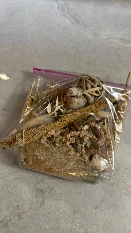 Dried Floral and Botanical Craft Bag