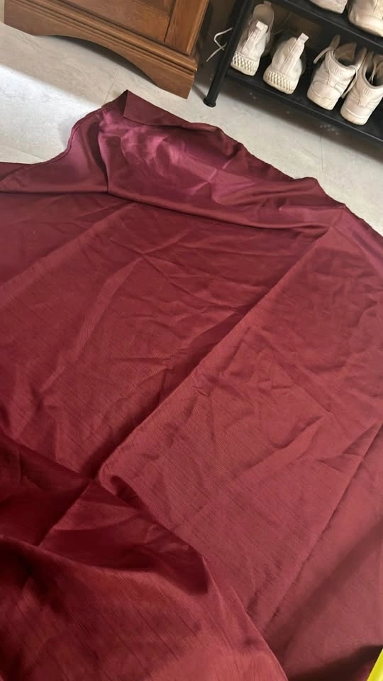 Deep Red Tablecloth
