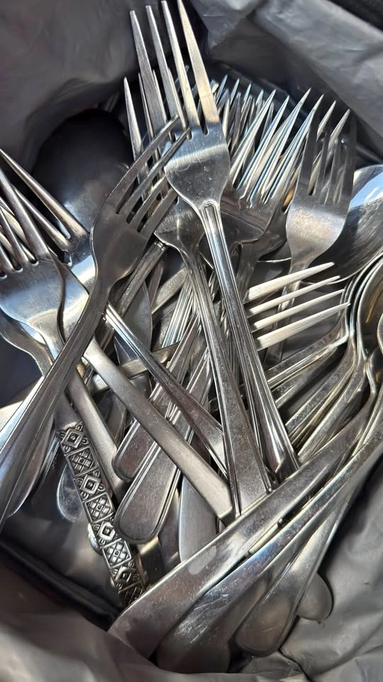 Stainless Steel Flatware Lot, Mixed Forks and Knives