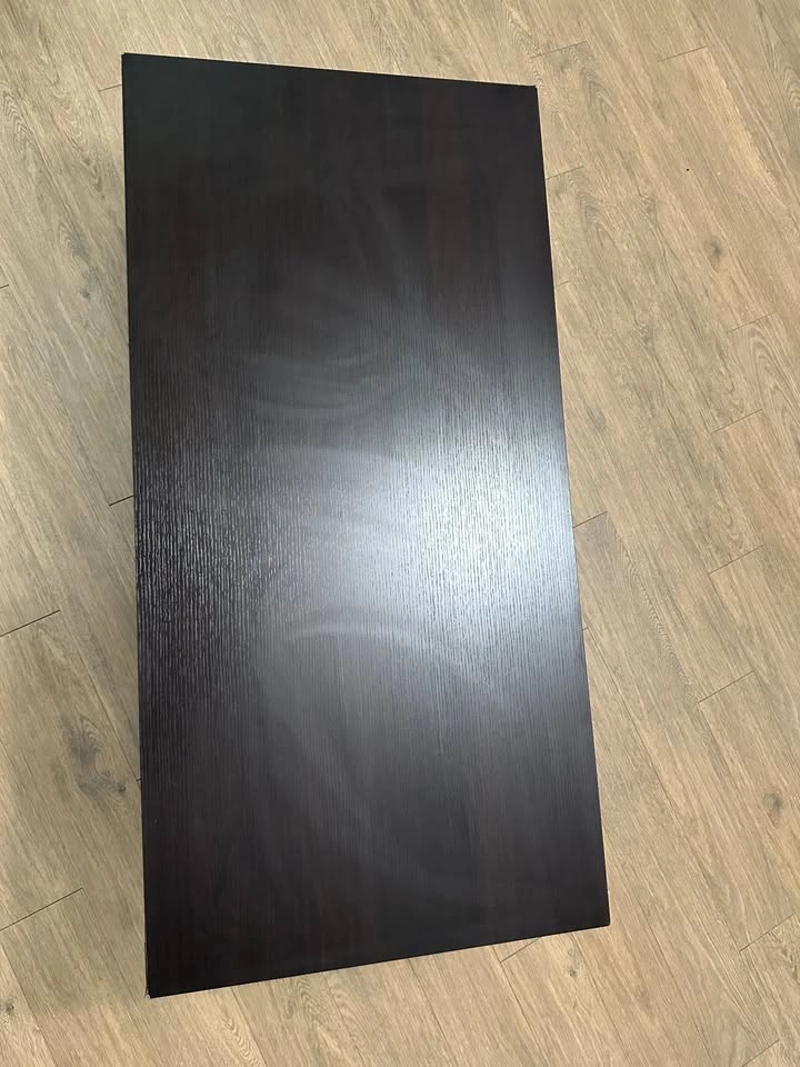 Dark Brown Wooden Coffee Table - photo 4
