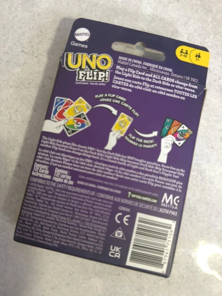 UNO Flip Card Game New in Box 112 Cards - photo 2