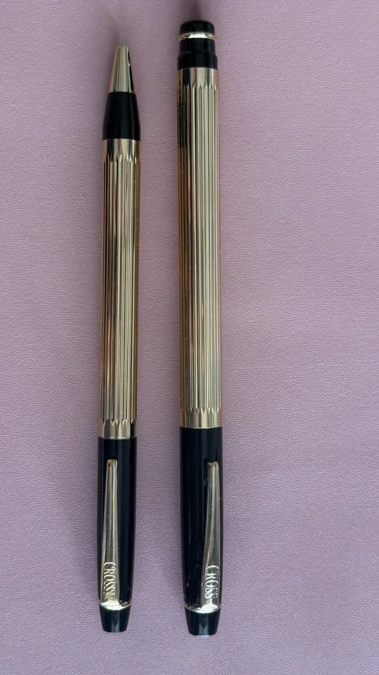 Cross Metropolis Fountain Pen and Ballpoint Set- Black w Gold - photo 3