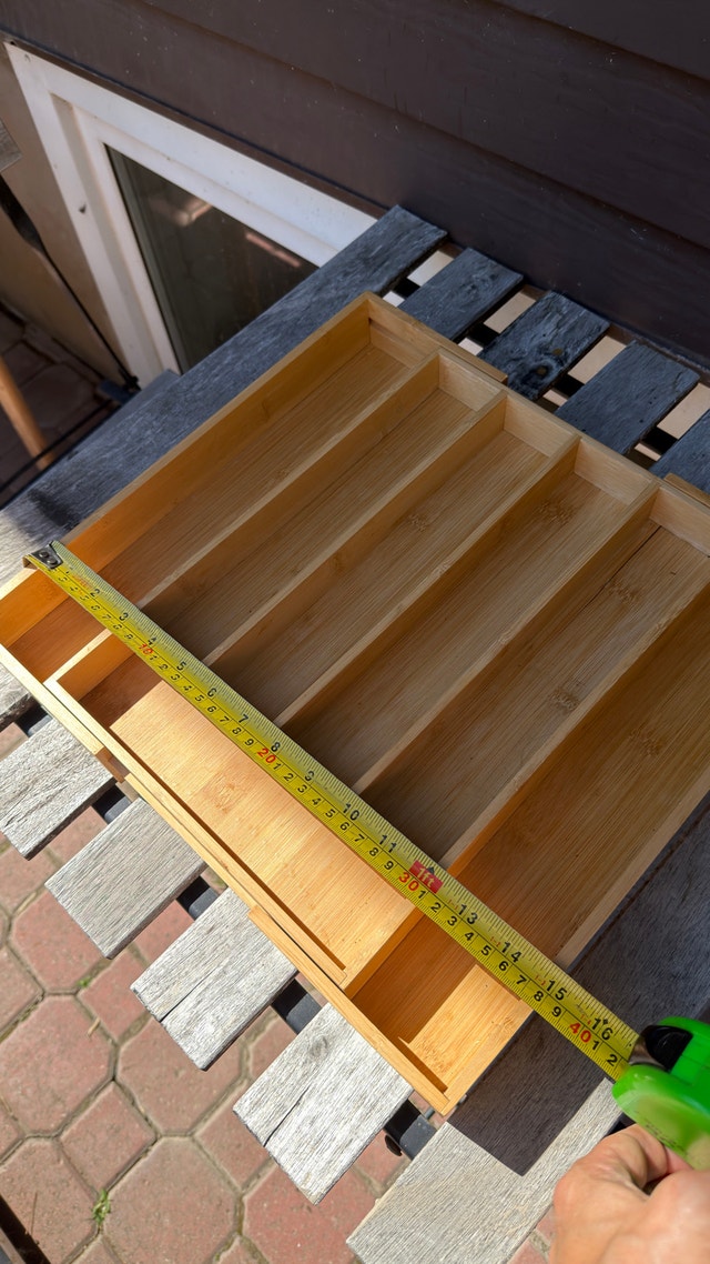 Bamboo Cutlery Tray - photo 2