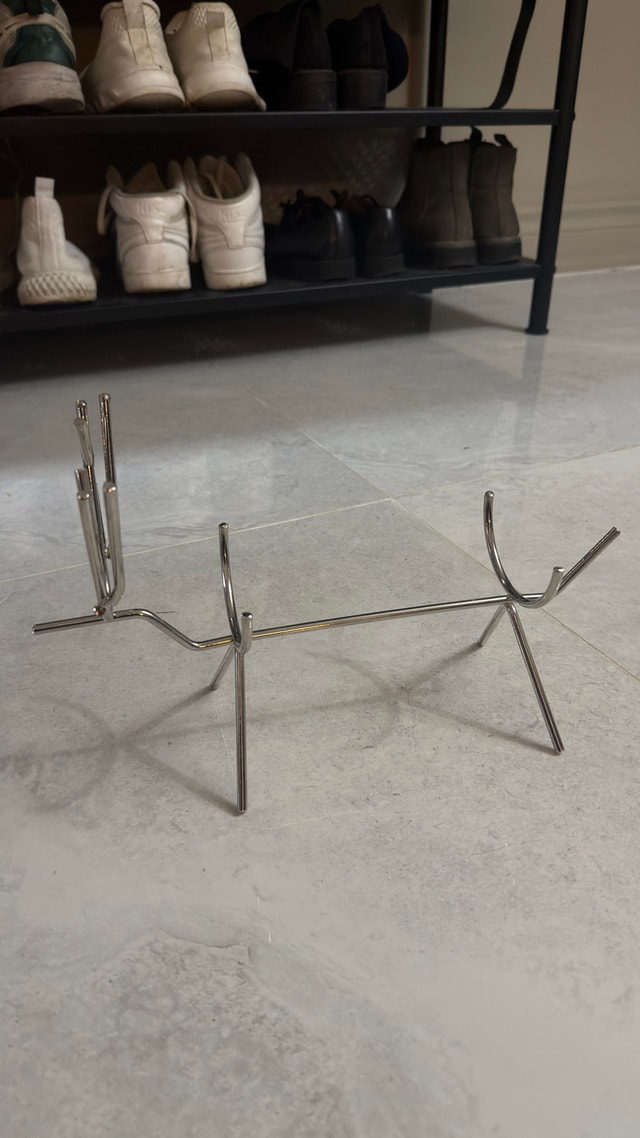 Chrome Bottle Stand