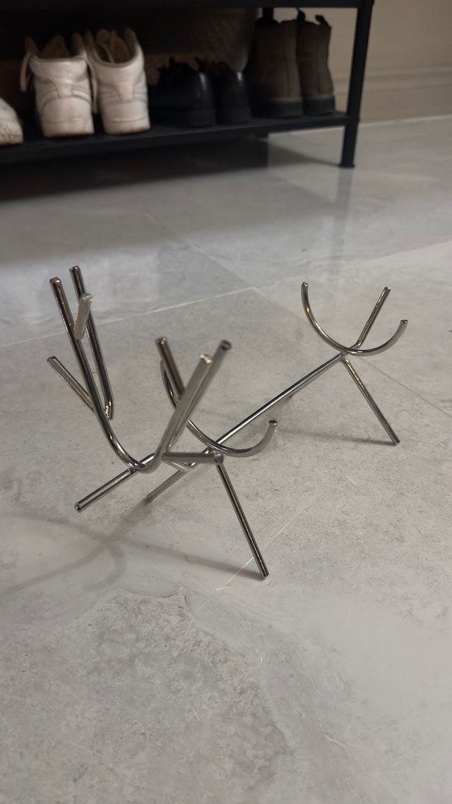 Chrome Bottle Stand - photo 2