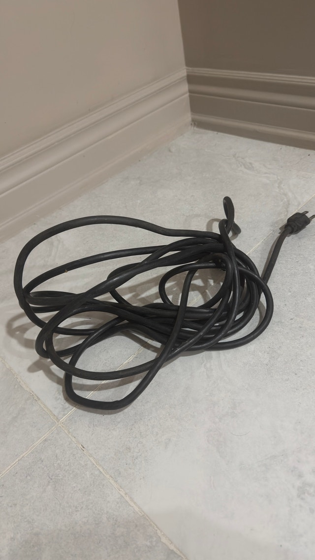 Black Power Extension Cord