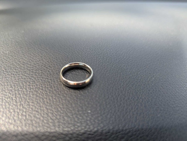 14K White Gold Band - Size 4.5. 3g - photo 2