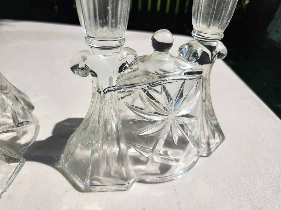 Vintage Anchor Hocking Candle Holders, set of 2 - photo 3