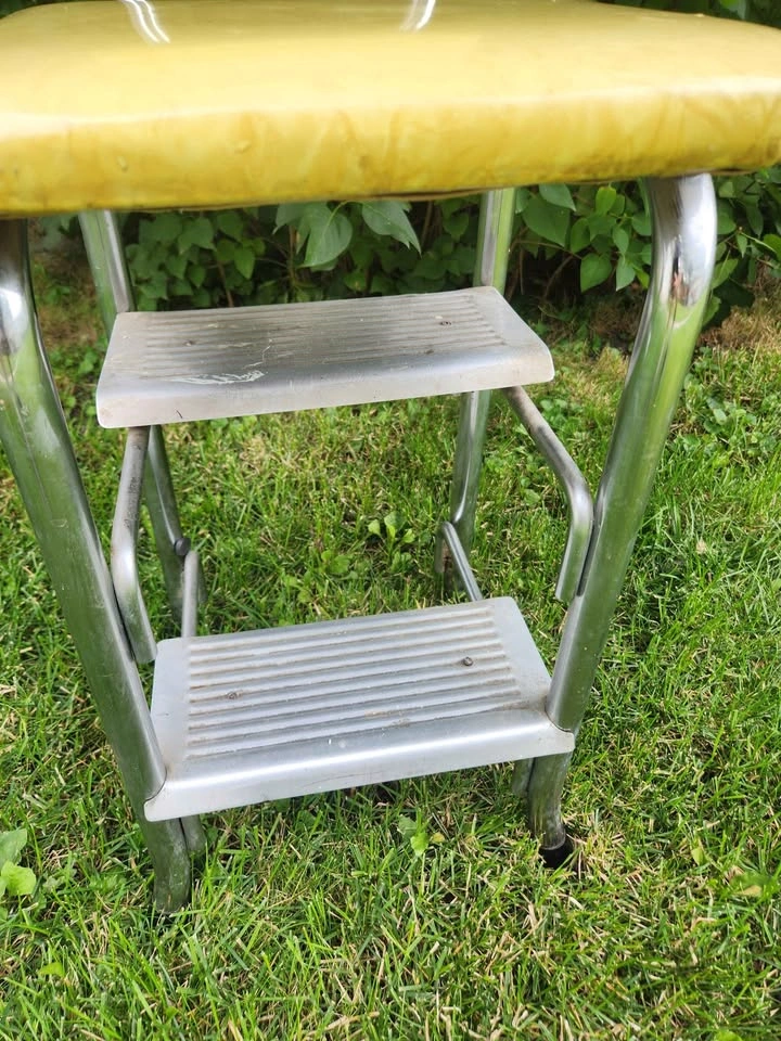 Mid Century Cosco Step-stool Chair - photo 4