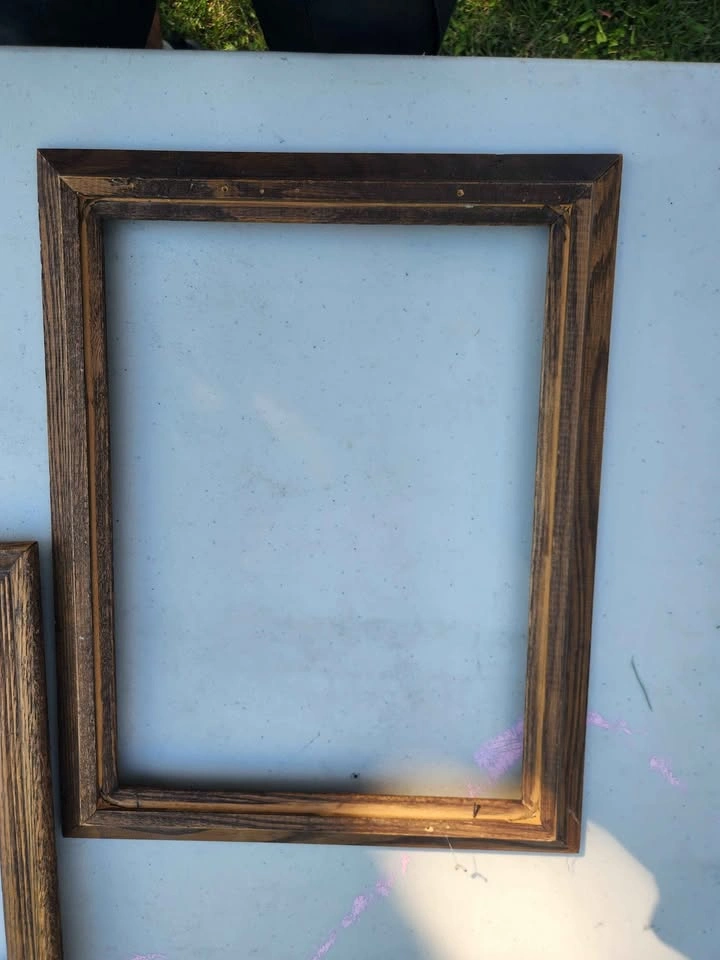 Vintage Wooden Picture Frames, set of 2 - photo 2