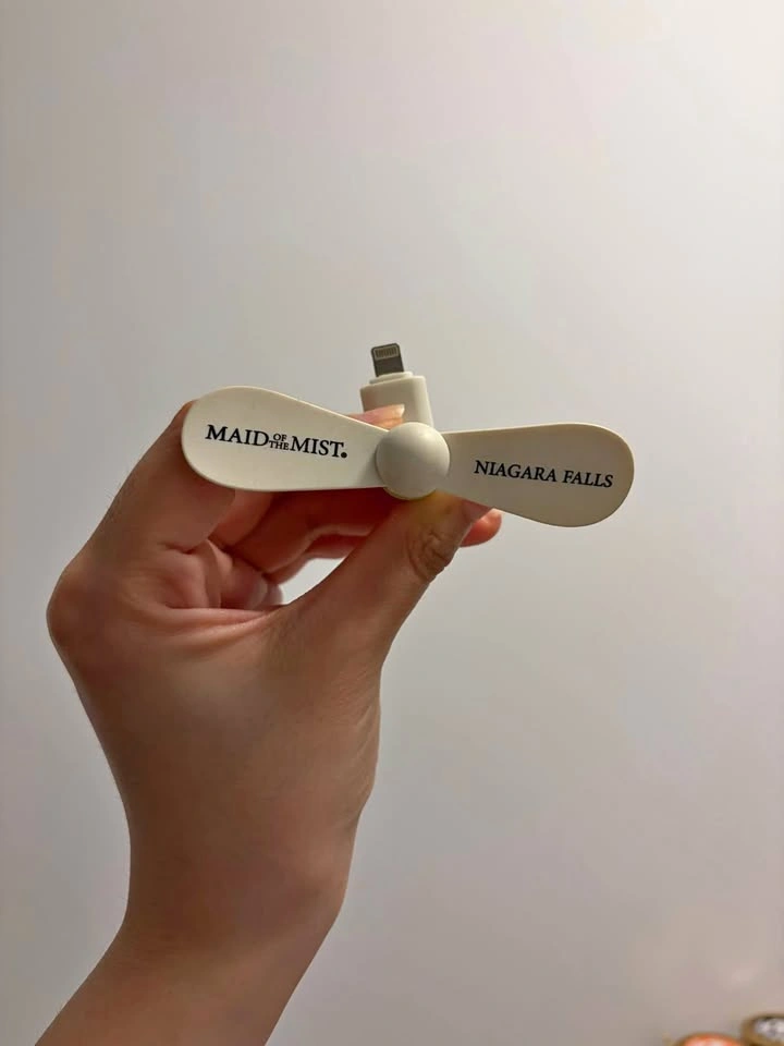 Niagara Falls merch mini portable fan