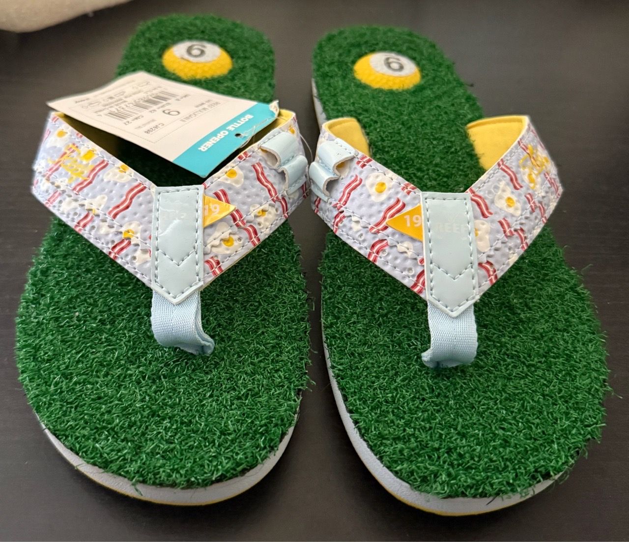 Reef Mulligan II Golf Turf Slide Flip Flop Sandals Men’s Size 9