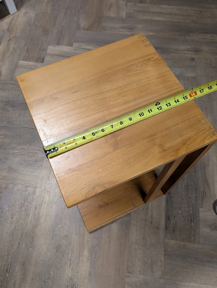 Solid Teak Side Table and Coffee Table Set - photo 3