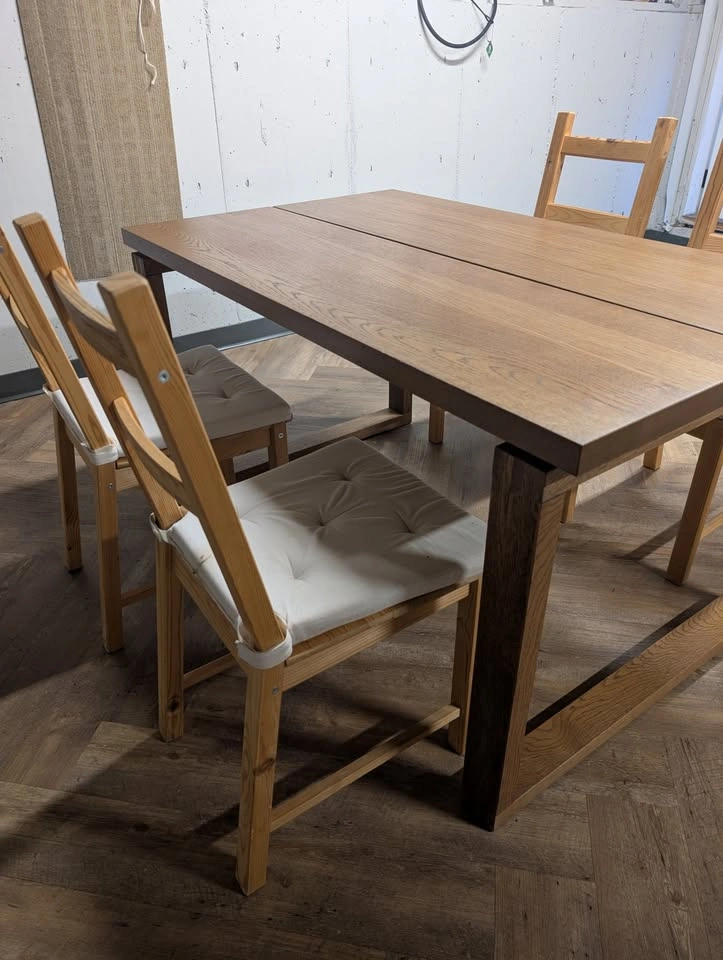 IKEA MÖRBYLÅNGA Dining Table Set - photo 4
