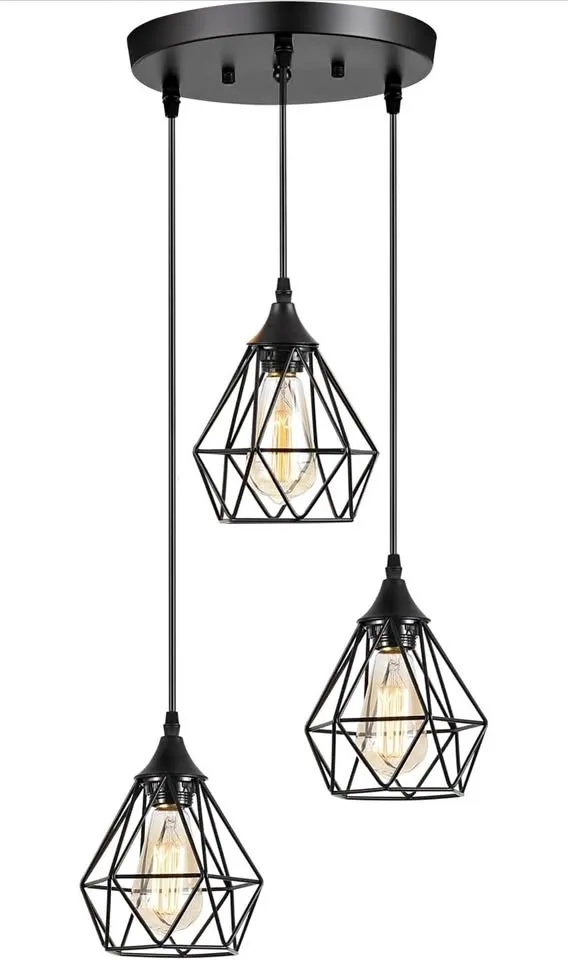 Dining Room Light Fixture, 3-Light Kitchen Pendant Lights thumbnail
