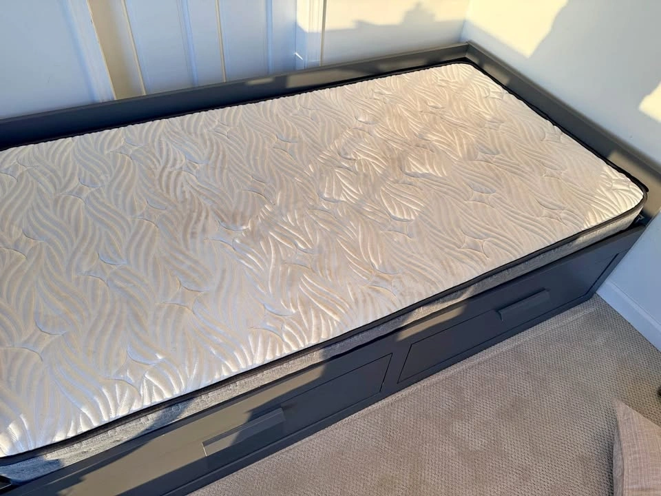 Double bed and mattress