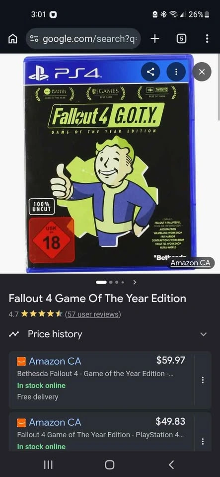 Ps4 fallout 4 goty - photo 2