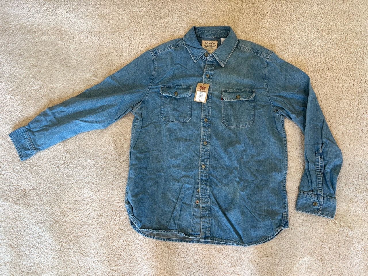 ORIGINAL LEVIS DENIM LONG SLEEVE SHIRT