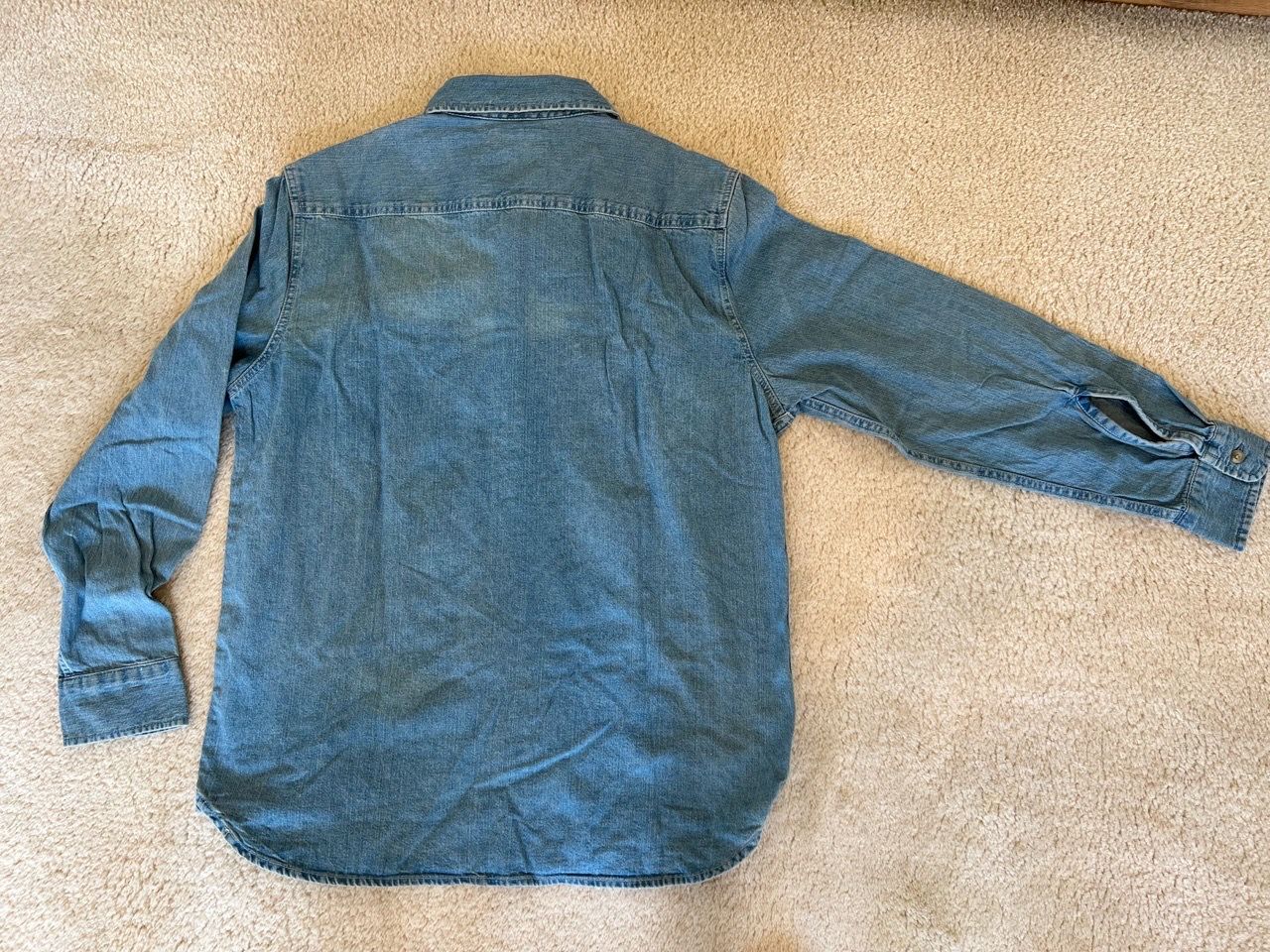 ORIGINAL LEVIS DENIM LONG SLEEVE SHIRT - photo 3