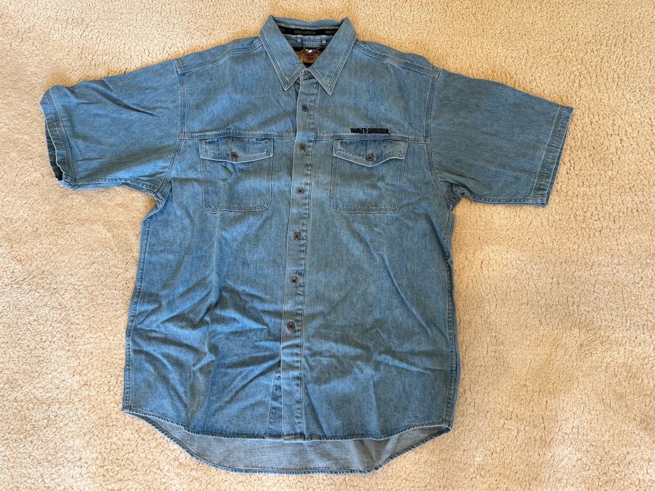 ORIGINAL HARLEY DAVIDSON DENIM SS SHIRT