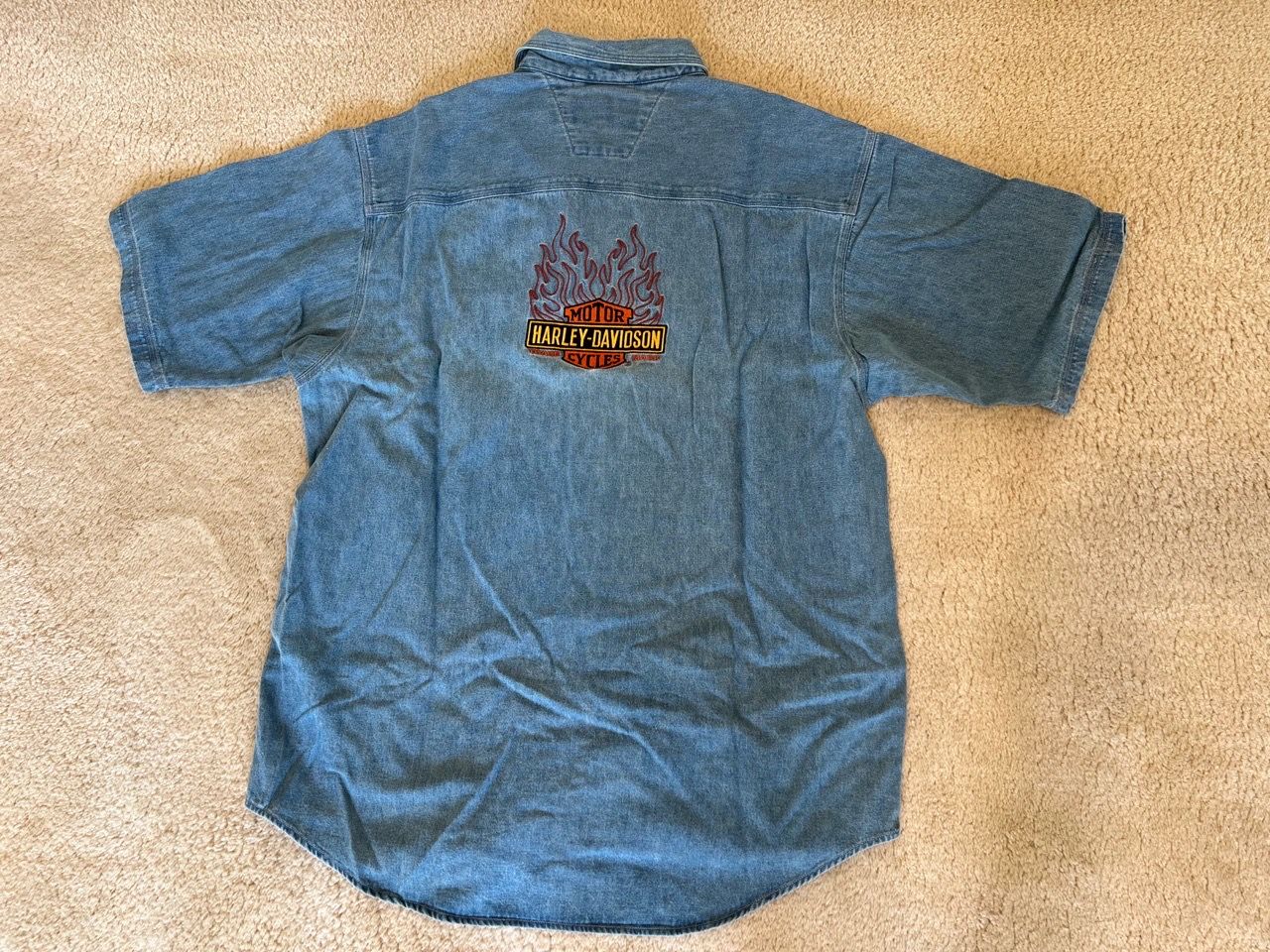 ORIGINAL HARLEY DAVIDSON DENIM SS SHIRT - photo 2