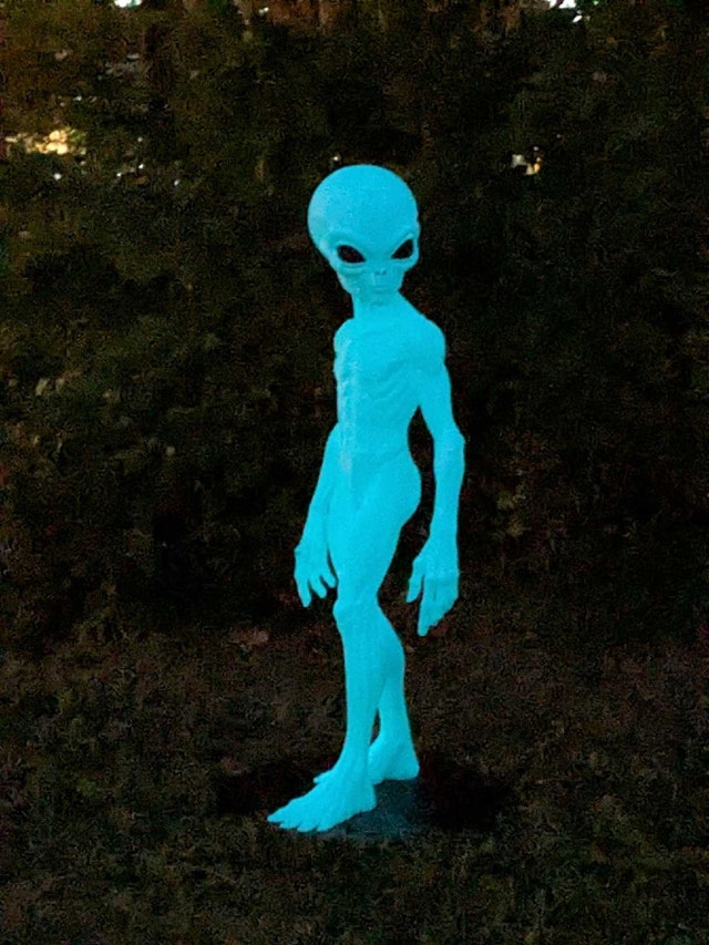 Glow in the Dark Alien Halloween Prop