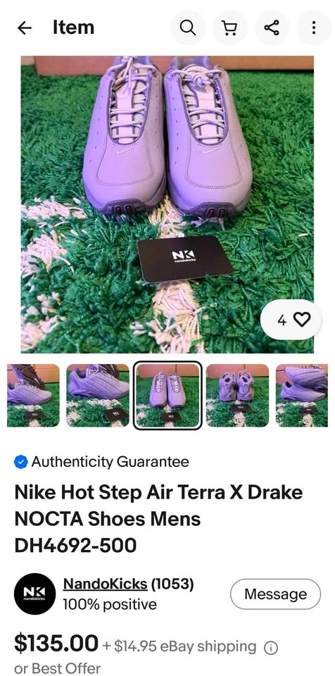 Brand new Nike NOCTA Hot Step Air Terra - photo 5