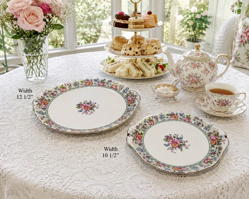 Royal Albert Cake Plates Hartington  Pattern