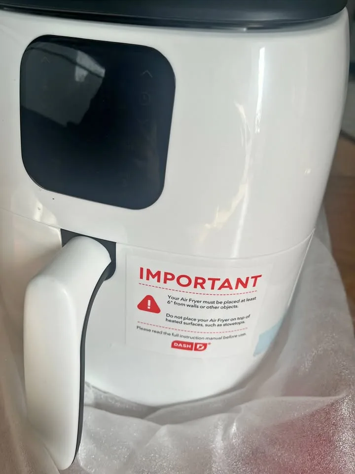 🔥Compact Digital Air Fryer – 2.6 Qt, 1000W, Auto Shut-Off! thumbnail